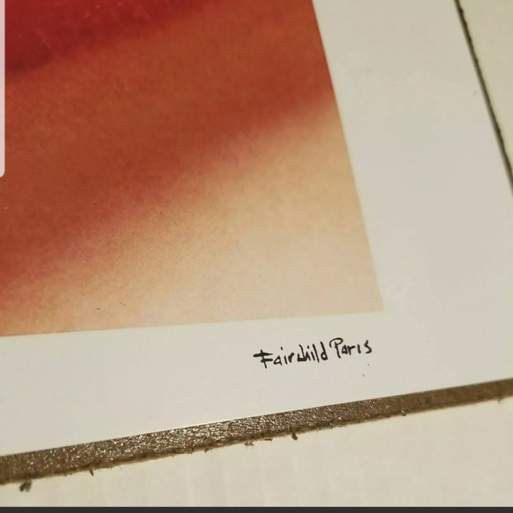 Wall Art by Fairchild Paris CHANEL No5 RED LIPS "If you're sad" Board 10"×10" - Picture 3 of 6
